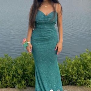 Windsor Teal Prom Dress